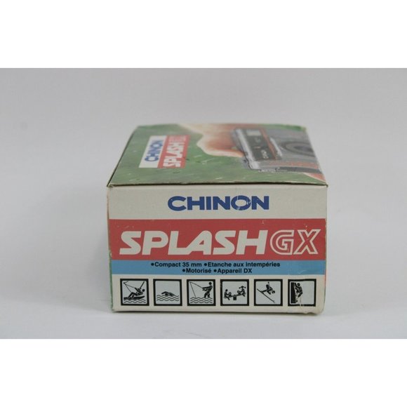 New Chinon Splash GX AF Gray Point & Shoot Weather Proof 35mm Film Camera NOS - Picture 11 of 11